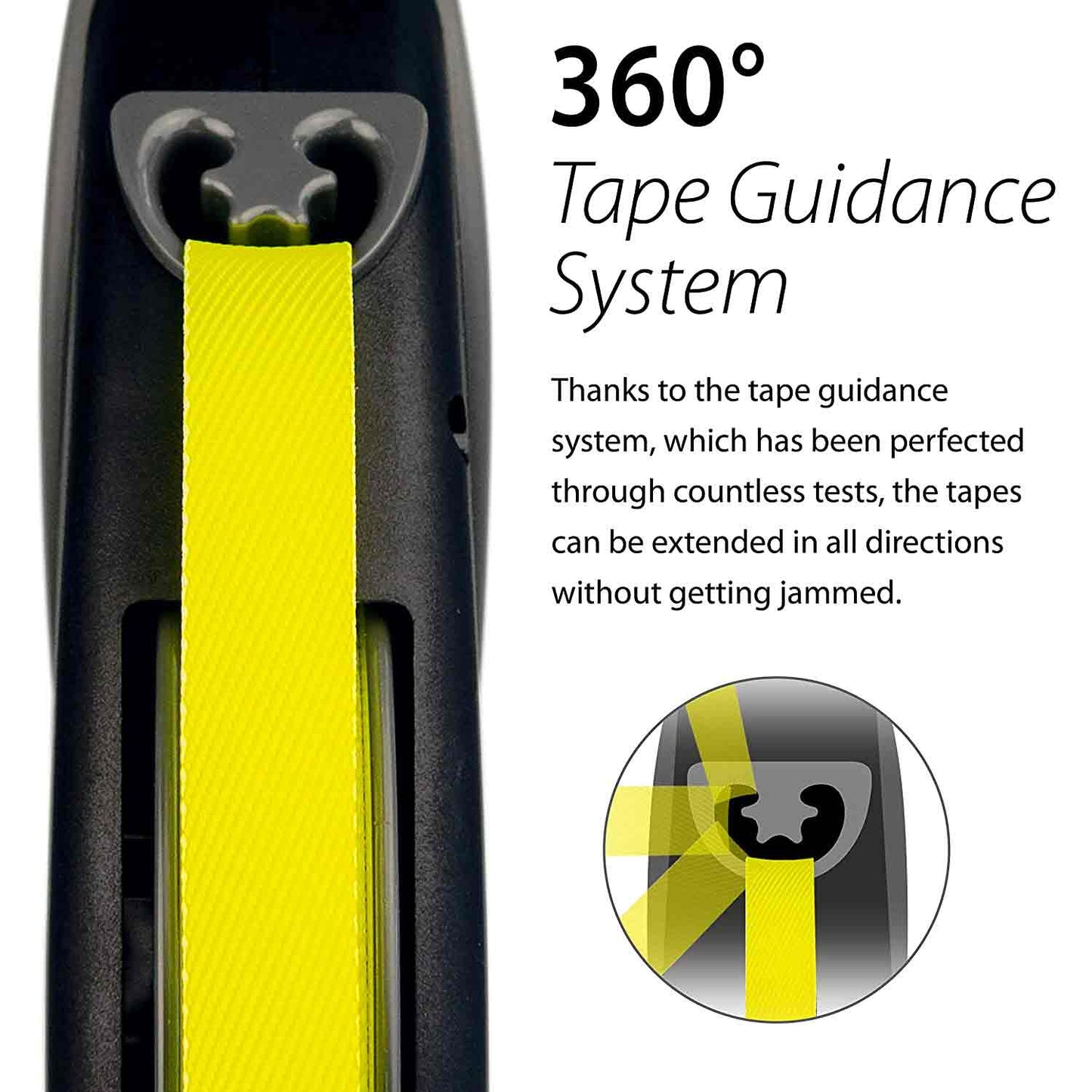 Flexi Giant Neon Tape Lead 8m Large