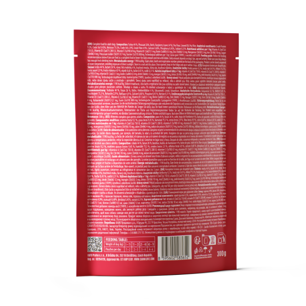 Carnilove Adult Wet Dog Food Pouches - Turkey & Pheasant with Raspberry Leaves - 12x300g Pouches