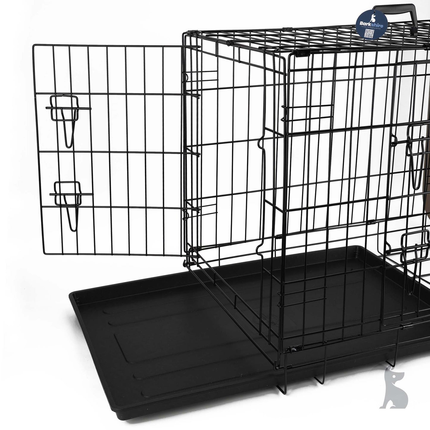 Barkshire Heavy Duty Dog Cage with Divider
