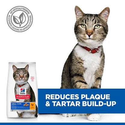 Hills Science Plan Oral Care Adult Dry Cat Food - Chicken