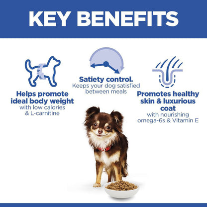 Hills Science Plan Light Small & Mini Breed Adult Dry Dog Food - Chicken