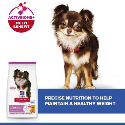 Hills Science Plan Light Small & Mini Breed Adult Dry Dog Food - Chicken