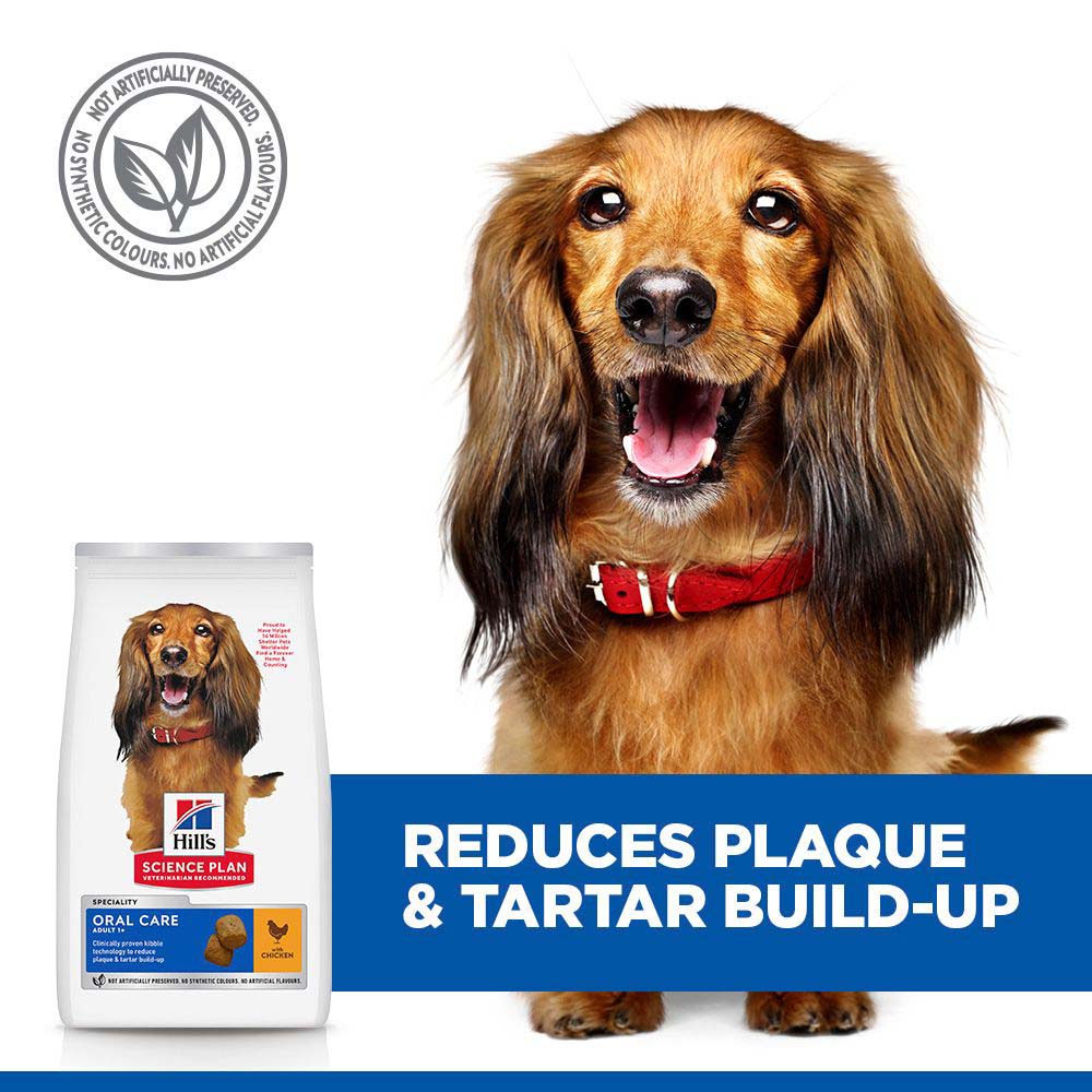 Hills Science Plan Oral Care Medium Breed Adult Dry Dog Food - Chicken - 12kg