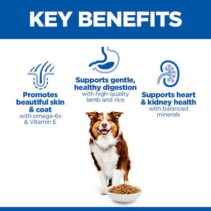 Hills Science Plan Medium Breed Mature 7 Years+ Dry Dog Food - Lamb & Rice