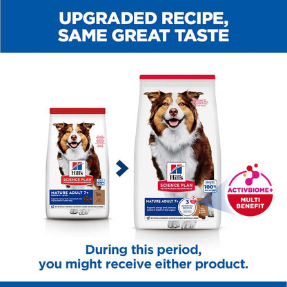 Hills Science Plan Medium Breed Mature 7 Years+ Dry Dog Food - Lamb & Rice