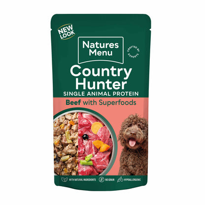 Country Hunter Wet Dog Food - Superfood Selection Multipack - 12x150g Pouches