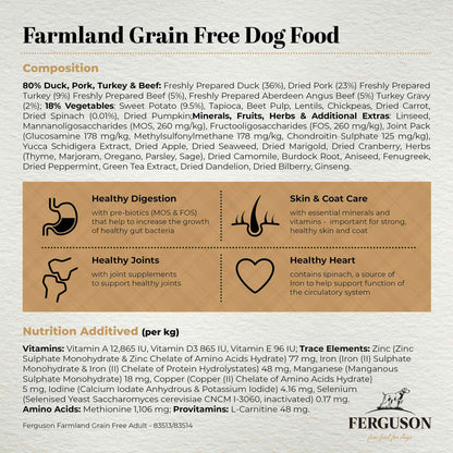 Ferguson Farmland 80/20 Grain Free Dry Dog Food