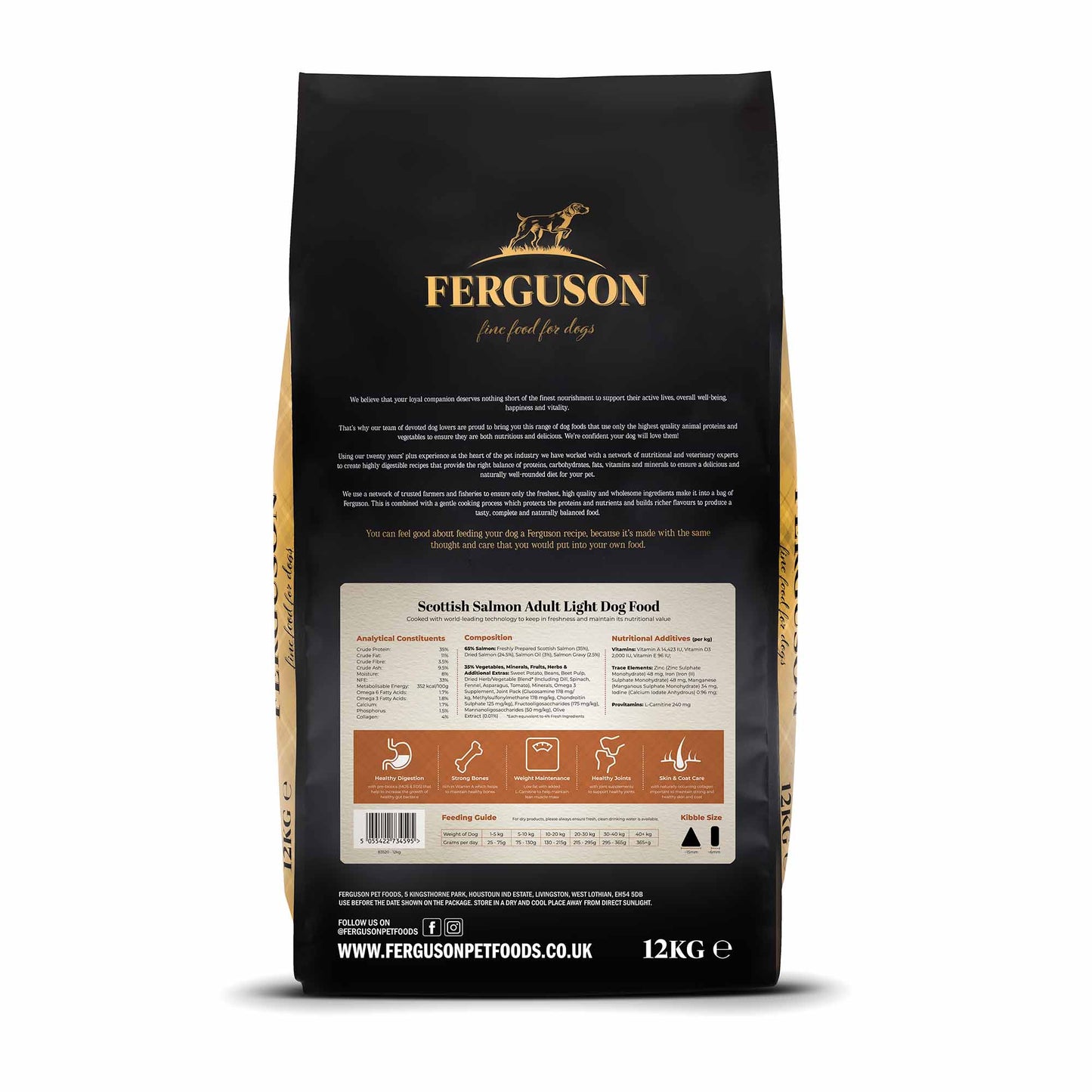 Ferguson Scottish Salmon Adult Light Dry Dog Food