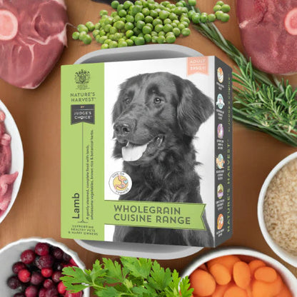 Natures Harvest Adult Wet Dog Food - Lamb & Brown Rice - 10x395g Trays