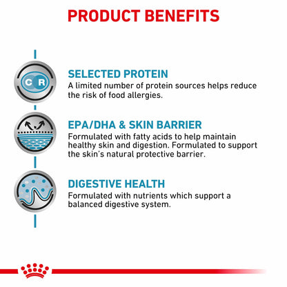 Royal Canin Veterinary Health Sensitivity Control Adult Wet Cat Food in Gravy - Chicken With Rice - 48x85g Pouches