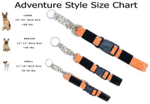 Adventure Style Mountain Flat Weave Martingale Dog Collar