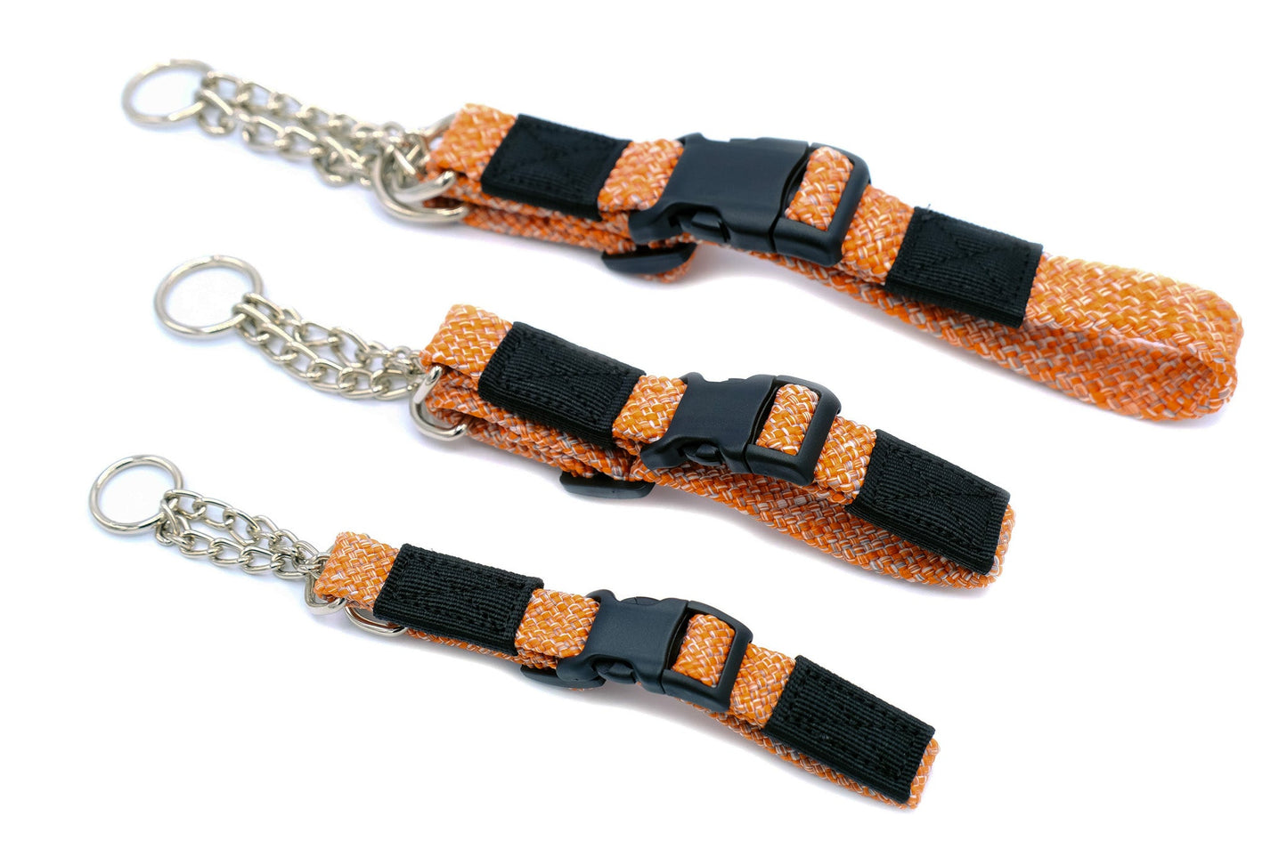 Adventure Style Mountain Flat Weave Martingale Dog Collar
