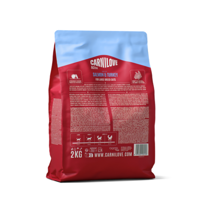 Carnilove Active Large Breed Adult Dry Cat Food - Salmon & Turkey