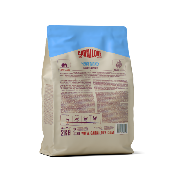 Carnilove True Fresh Adult Dry Cat Food - Fish & Turkey