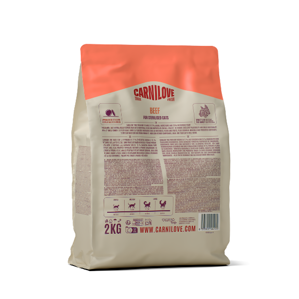 Carnilove True Fresh Kitten Dry Cat Food - Beef