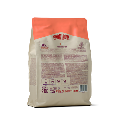 Carnilove True Fresh Kitten Dry Cat Food - Beef