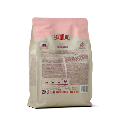 Carnilove True Fresh Adult Dry Cat Food - Turkey