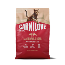 Carnilove Active Sterilised Adult Dry Cat Food - Lamb & Wild Boar