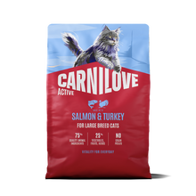 Carnilove Active Large Breed Adult Dry Cat Food - Salmon & Turkey
