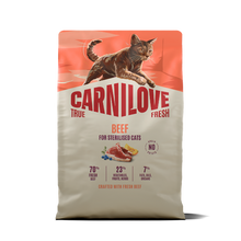 Carnilove True Fresh Adult Dry Cat Food - Beef