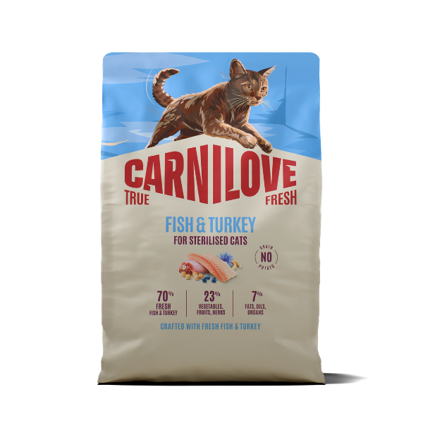 Carnilove True Fresh Adult Dry Cat Food - Fish & Turkey
