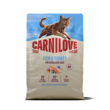 Carnilove True Fresh Adult Dry Cat Food - Fish & Turkey
