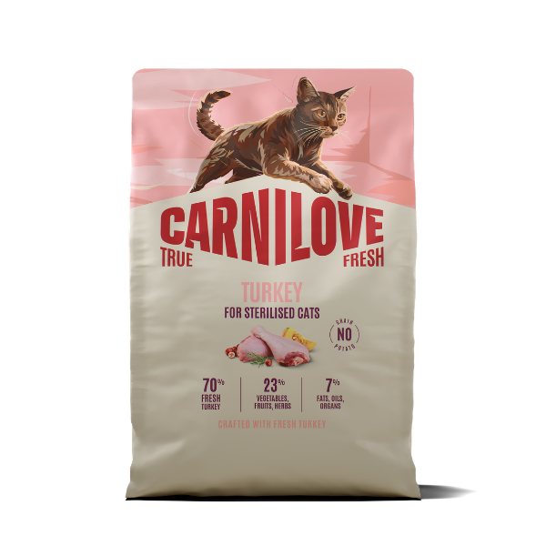 Carnilove True Fresh Adult Dry Cat Food - Turkey