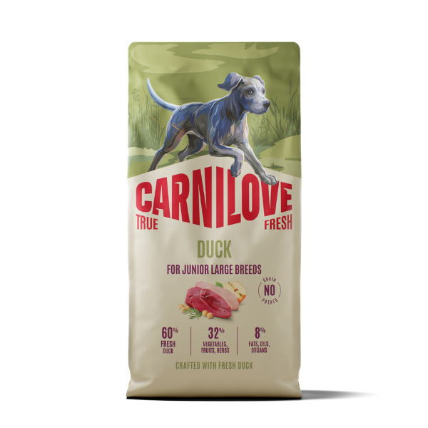 Carnilove True Fresh Large Breed Junior Dry Dog Food - Fresh Duck