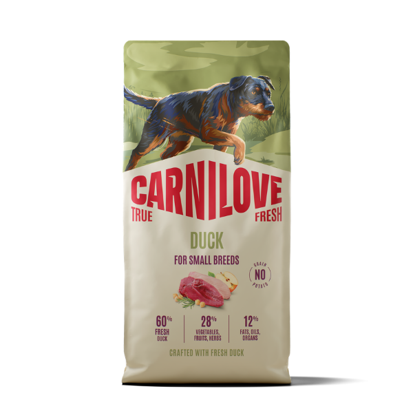Carnilove True Fresh Small Breed Adult Dry Dog Food - Fresh Duck