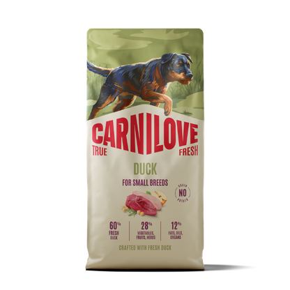 Carnilove True Fresh Small Breed Adult Dry Dog Food - Fresh Duck
