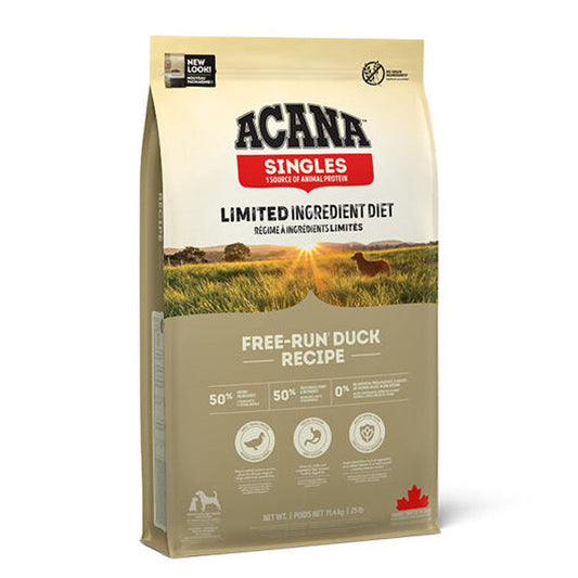 Acana Singles Free Run Duck Grain Free Adult Dry Dog Food