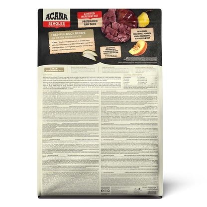 Acana Singles Free Run Duck Grain Free Adult Dry Dog Food