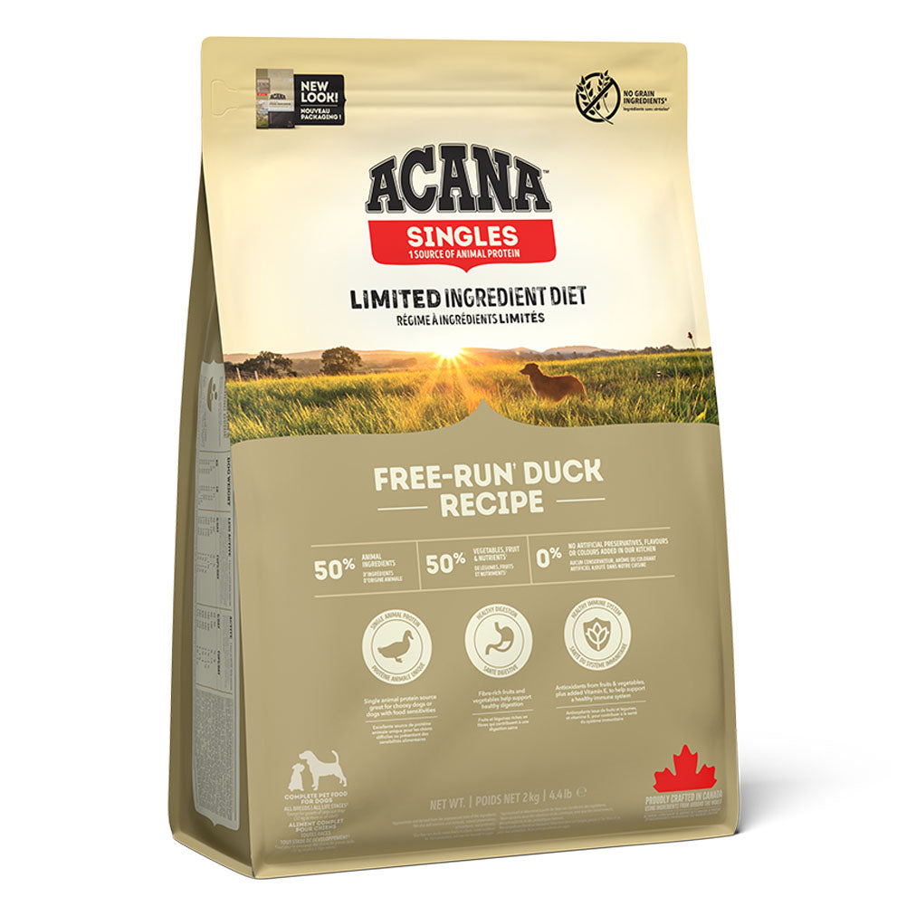 Acana Singles Free Run Duck Grain Free Adult Dry Dog Food