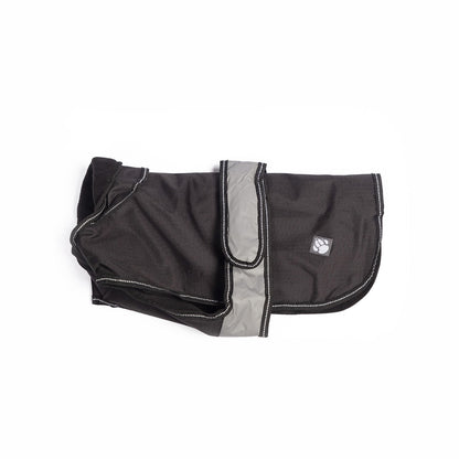 Danish Design 2-in-1 Dog Coat - Black - 12in / 30cm