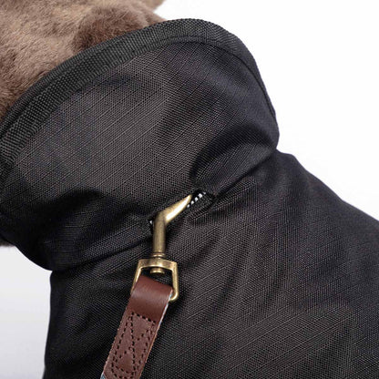 Danish Design 2-in-1 Dog Coat - Black - 12in / 30cm