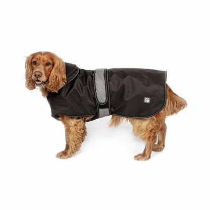 Danish Design 2-in-1 Dog Coat - Black - 12in / 30cm