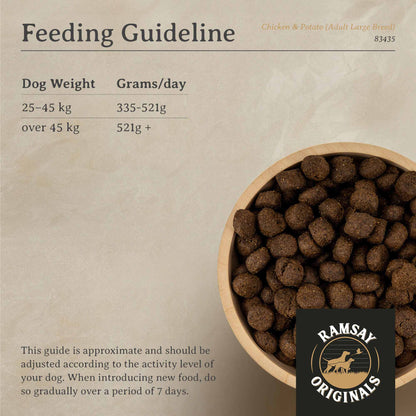 Ramsay Originals Grain Free Adult Large Breed Dry Dog Food - Chicken & Potato