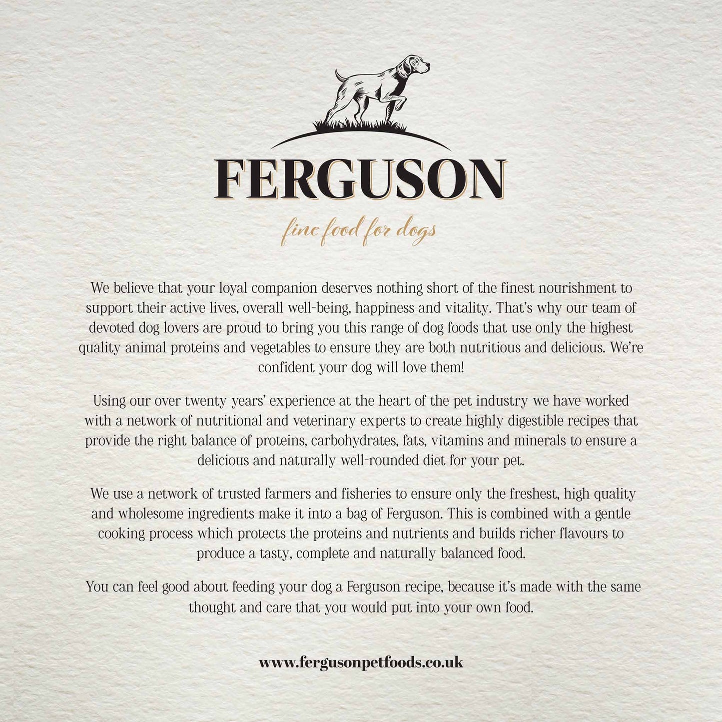 Ferguson Fine Fish 80/20 Grain Free Dry Dog Food