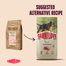 Carnilove True Fresh Small Breed Adult Dry Dog Food - Fresh Duck